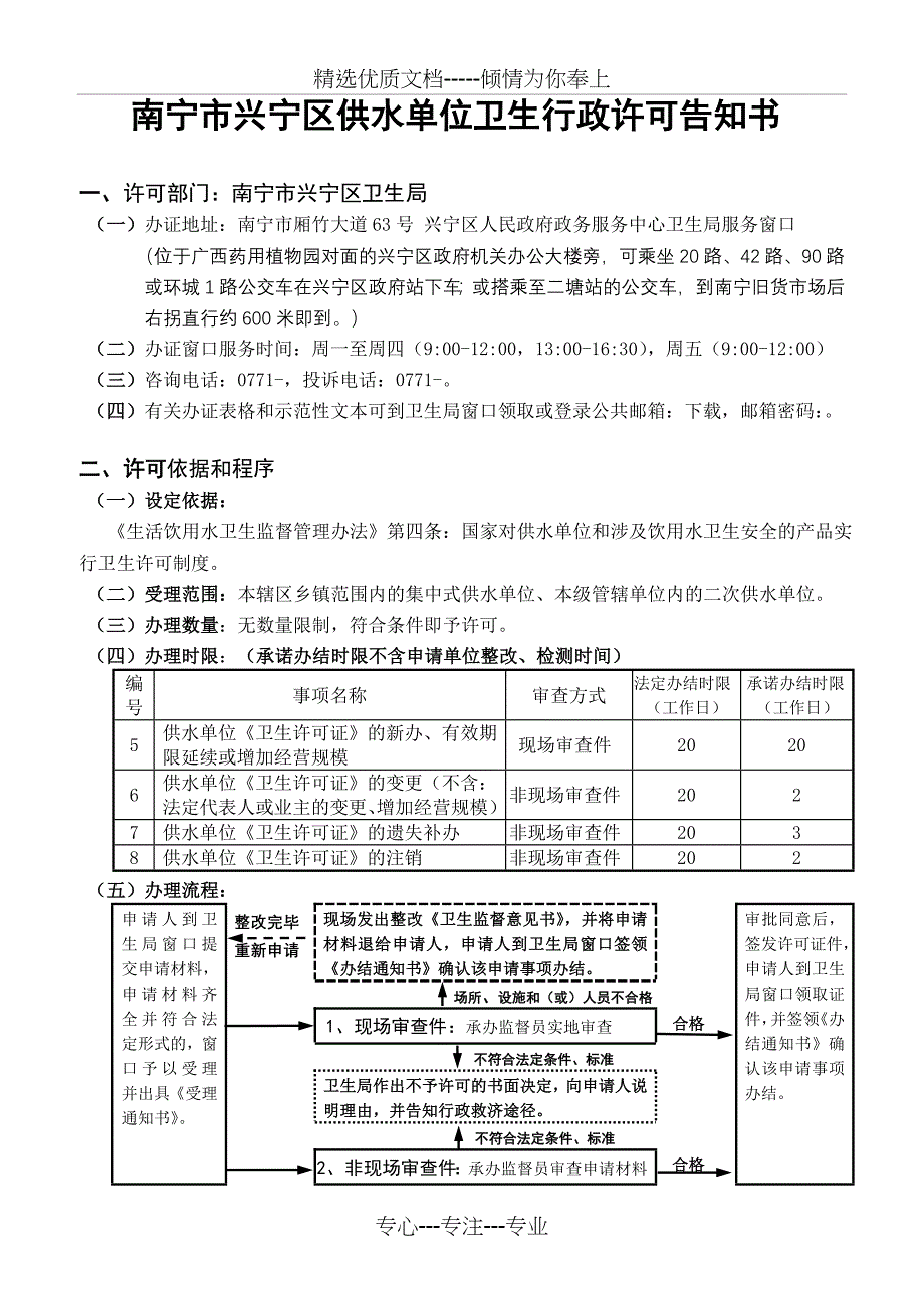 二次供水单位现场审查卫生要求_第1页