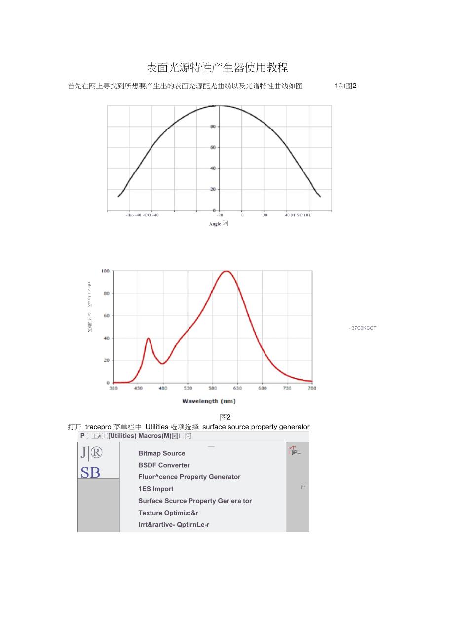 tracepro表面光源特性产生器使用教程_第1页