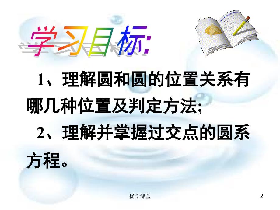 4.2.2圆与圆的位置关系优质课【教学内容】_第2页