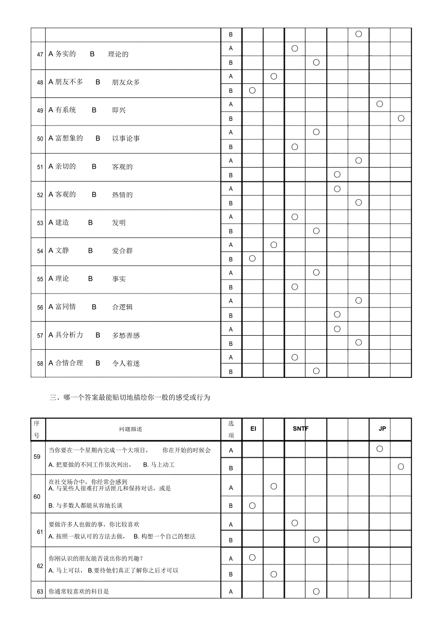 性格测试题及选择分析_第4页