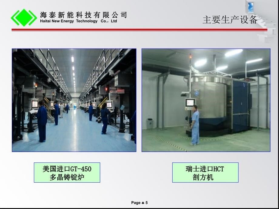 产120MW多晶硅片组件生产厂家唐山海泰公司简介课件_第5页