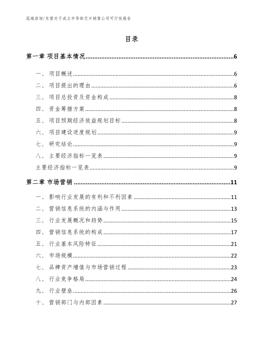 东营关于成立半导体芯片销售公司可行性报告_模板范本_第2页