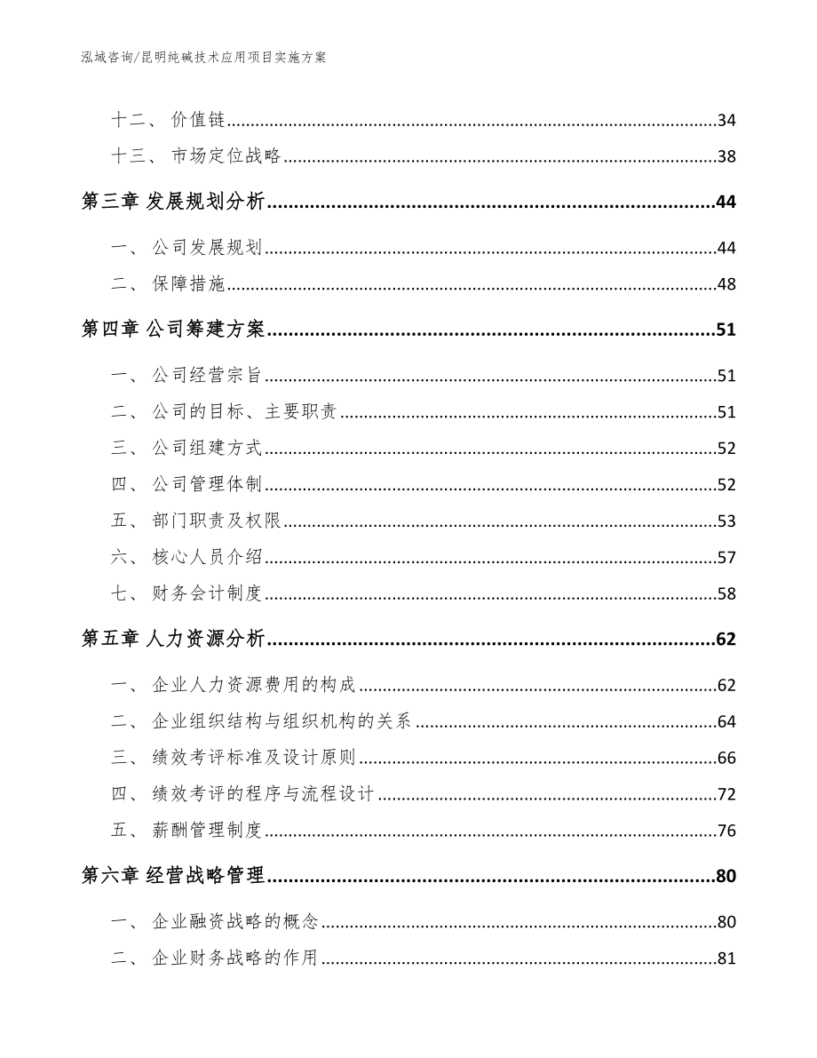 昆明纯碱技术应用项目实施方案【模板】_第4页