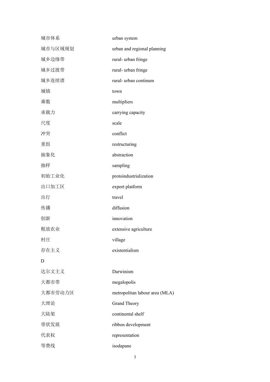 英汉人文地理词汇_第3页