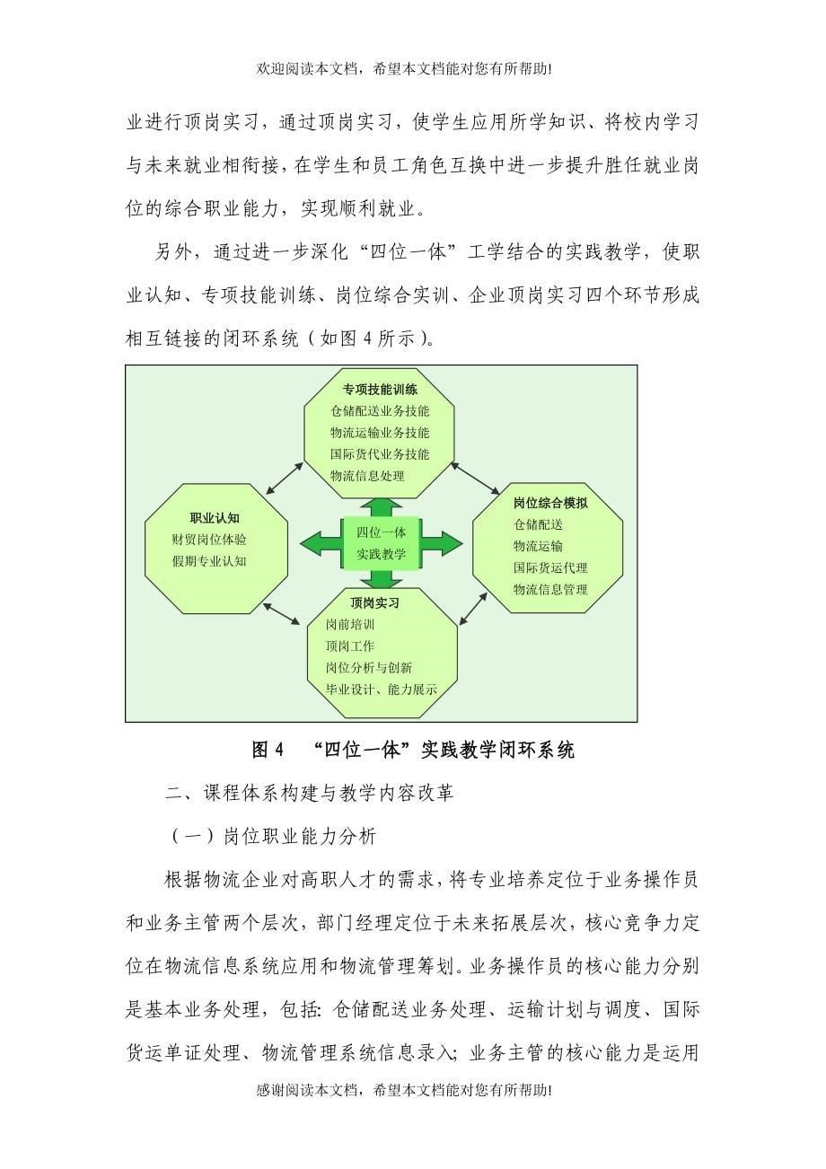 物流管理专业实践教学体系研究_第5页