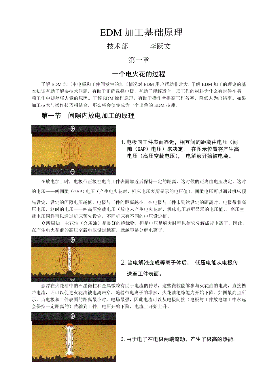 EDM加工技术手册、操作规范1_第1页