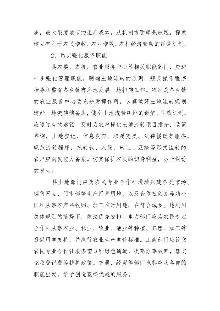 土地规模经营情况的报告.docx_第5页