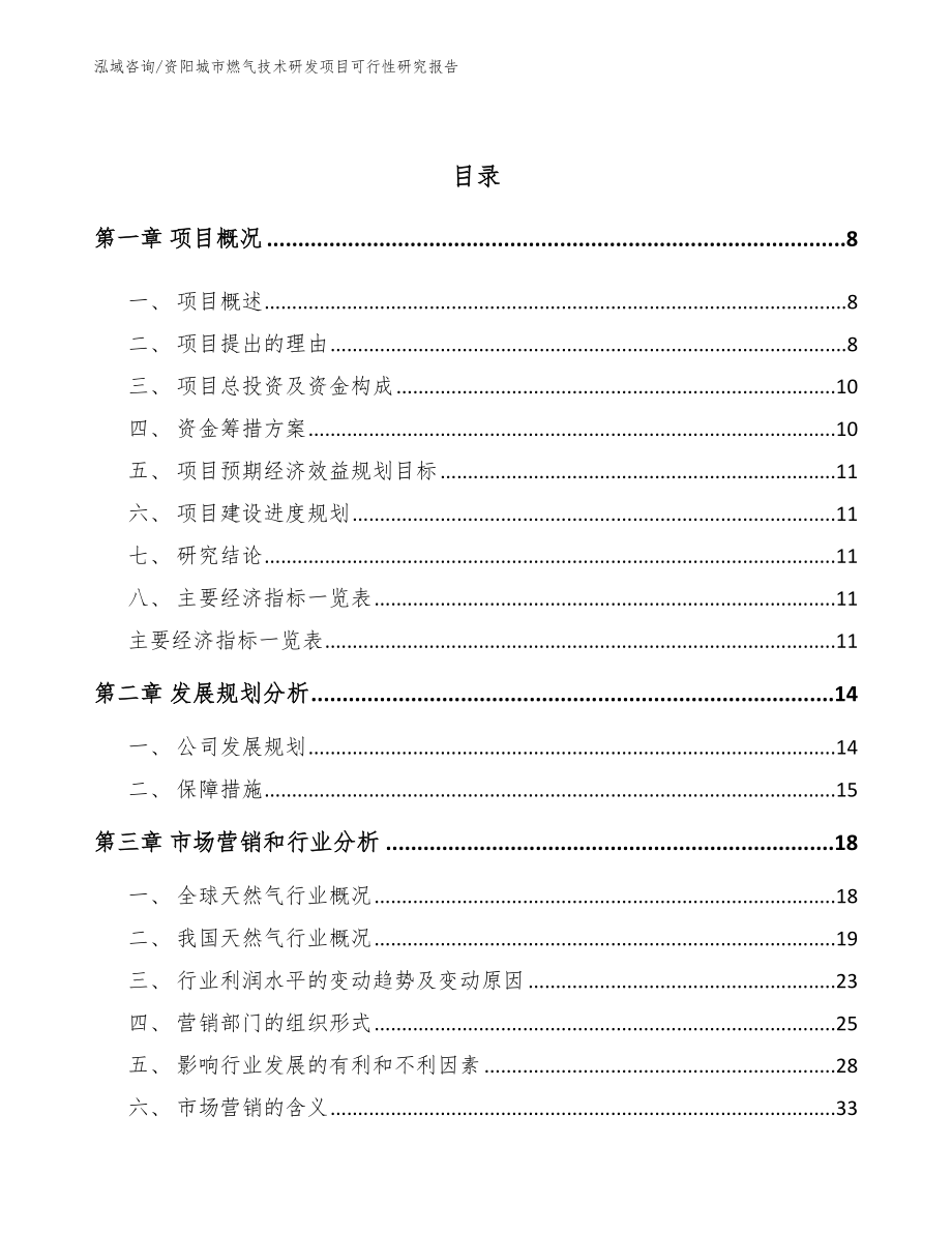 资阳城市燃气技术研发项目可行性研究报告_第3页