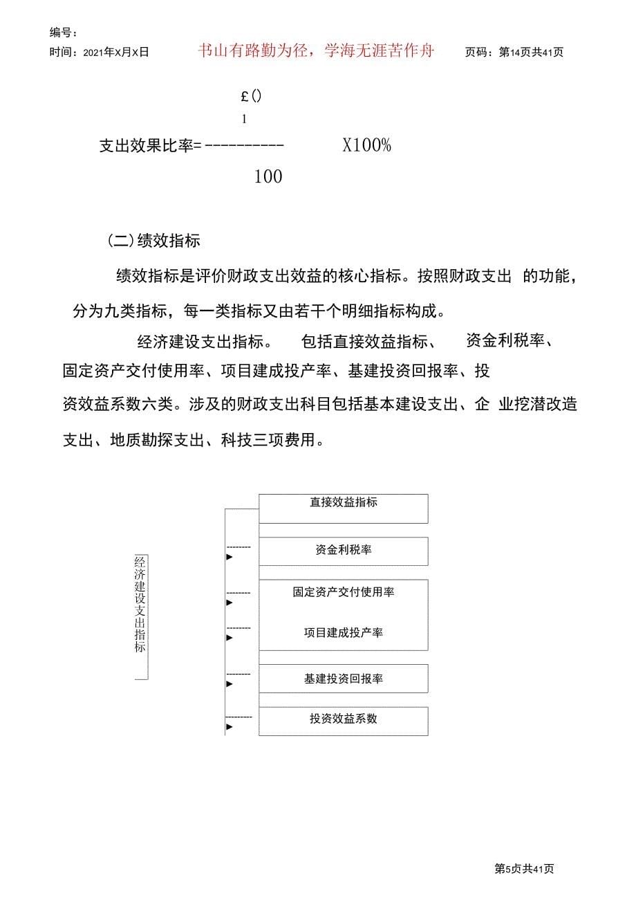 某市财政支出绩效评价指标体系概述_第5页