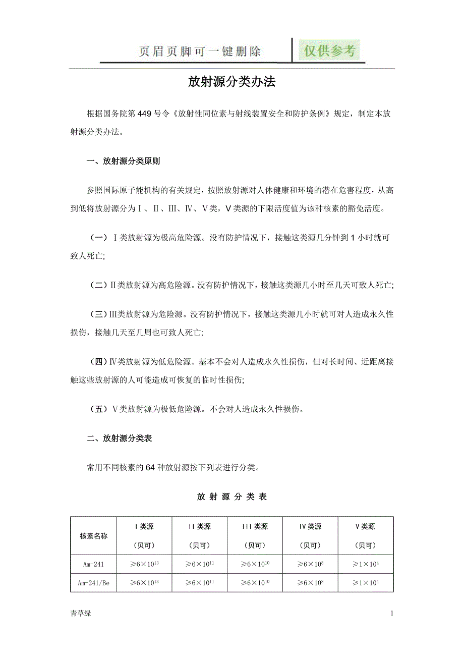 放射源分类【图表相关】_第1页