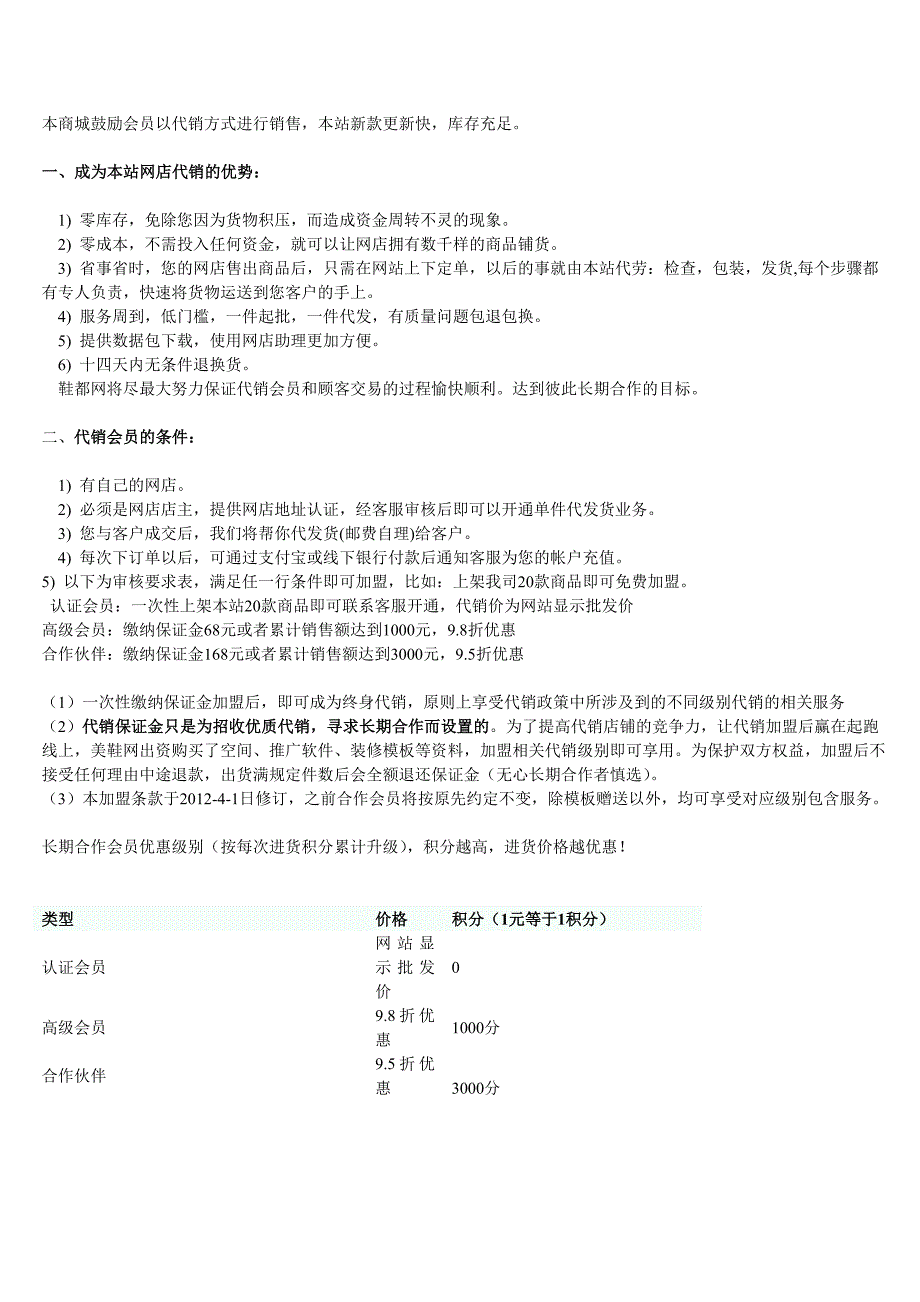 美鞋网代销加盟要求 (2)_第1页