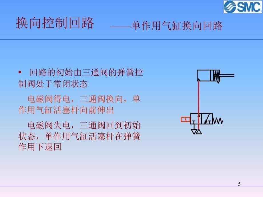 SMC气动基础--基本回路课件_第5页