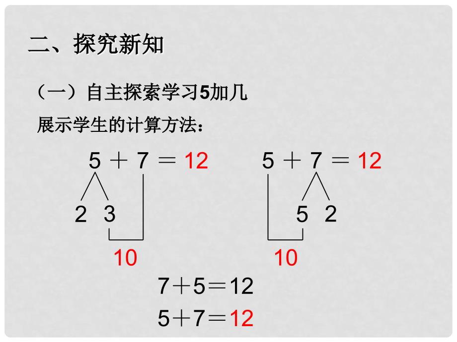 一年级数学上册 第8单元 20以内的进位加法（5、4、3、2加几）课件 新人教版_第4页