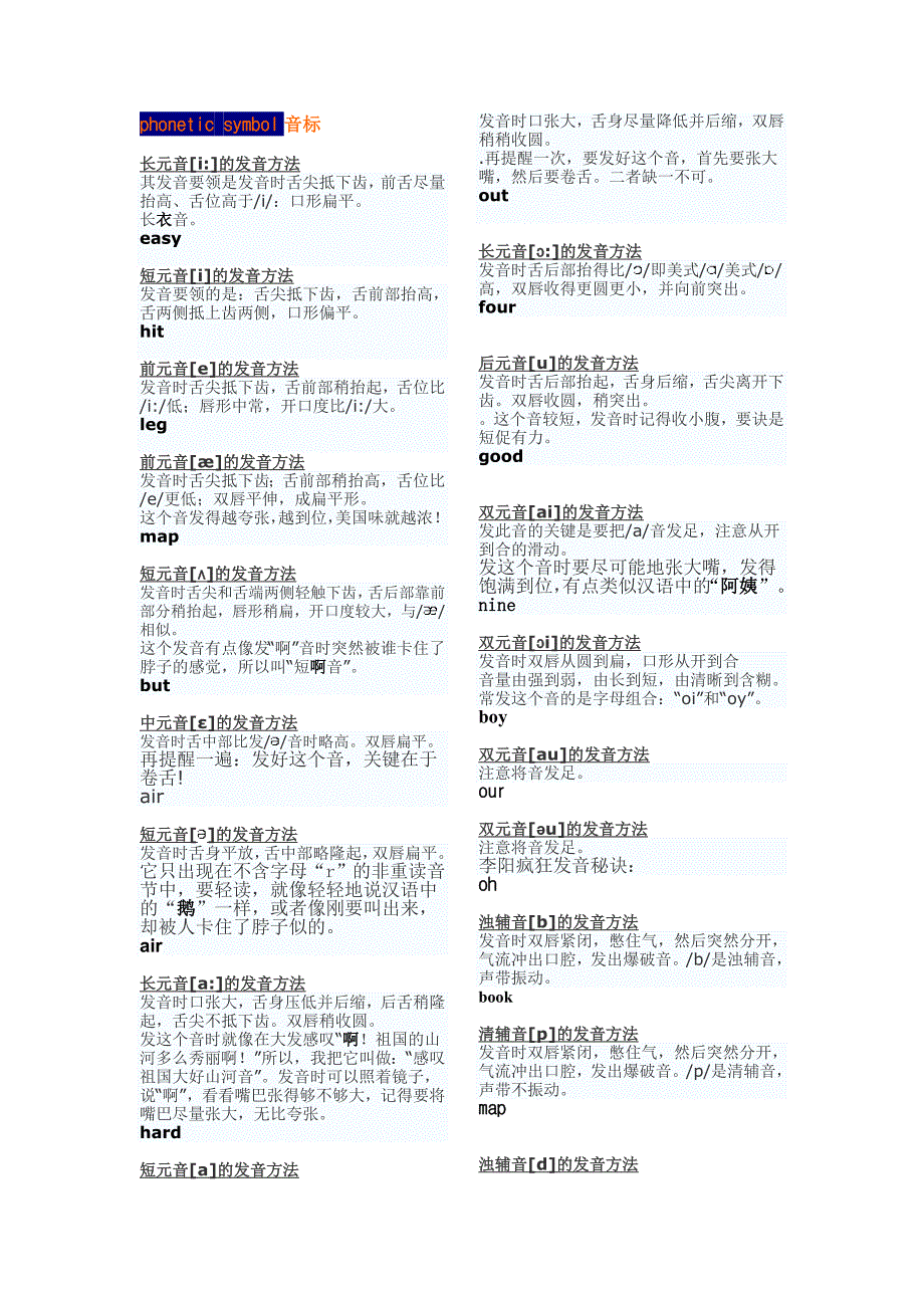 音标和自我介绍_第1页