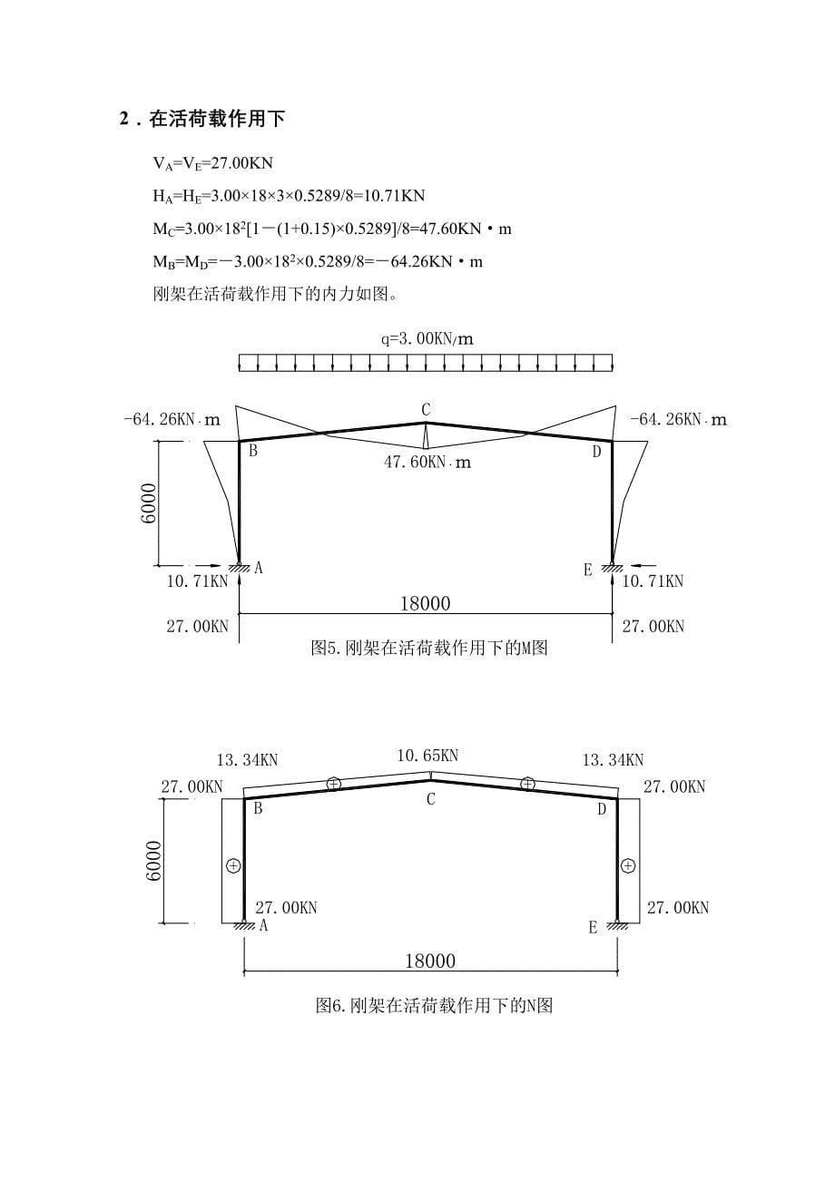 钢结构单层厂房结构计算书_第5页