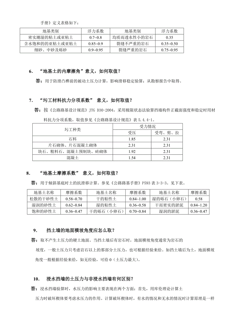 理正岩土常见问题挡土墙_第2页