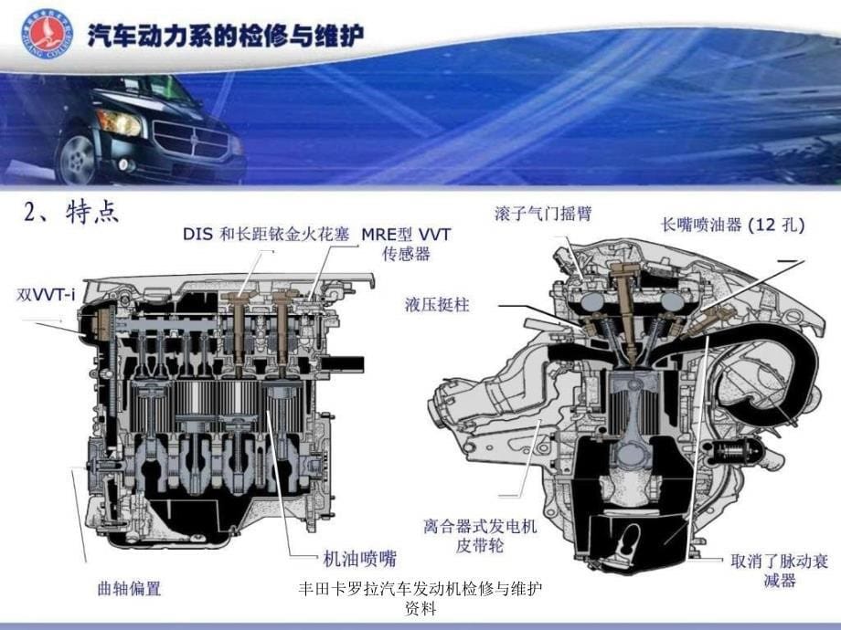 丰田卡罗拉汽车发动机检修与维护资料课件_第5页