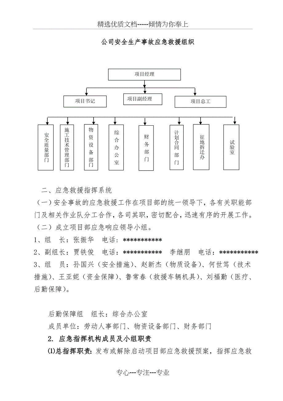 拆除工程安全生产事故专项应急预案_第3页