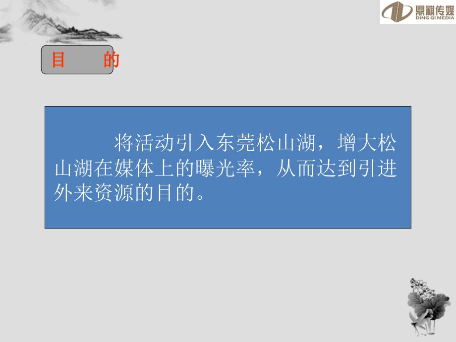 东莞松湖活动的项目的方案_第3页