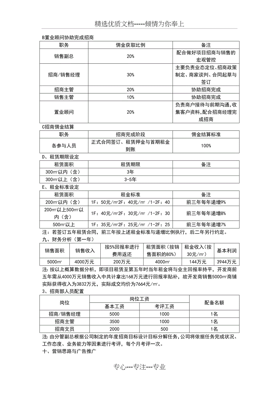 湖南衡阳商业执行方案(修订版)范文_第3页