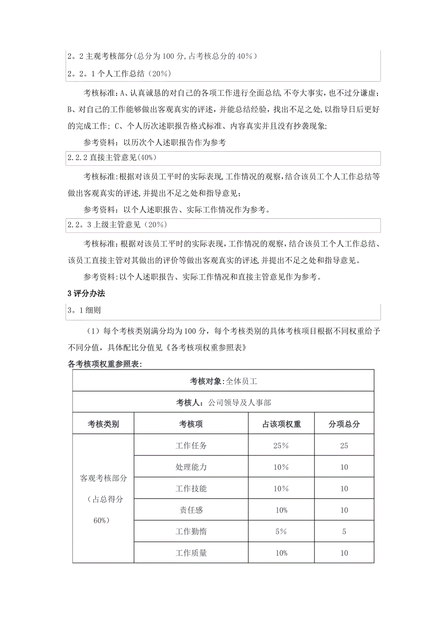 肯德基员工考核评价与薪酬制度_第3页