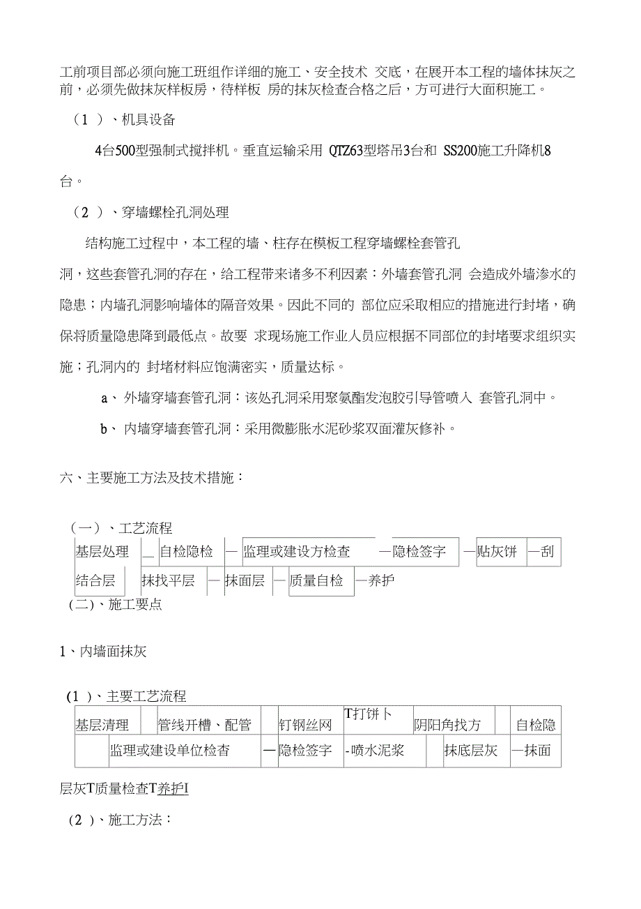 抹灰工程专项施工组织方案_第4页