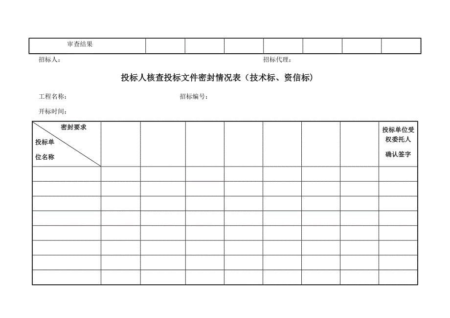 开标、评标相关表格_第5页