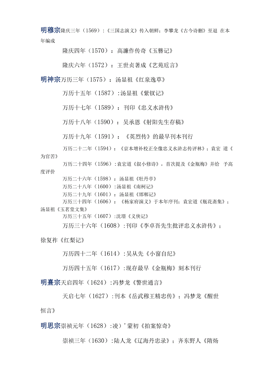 明代文学史年表_第2页