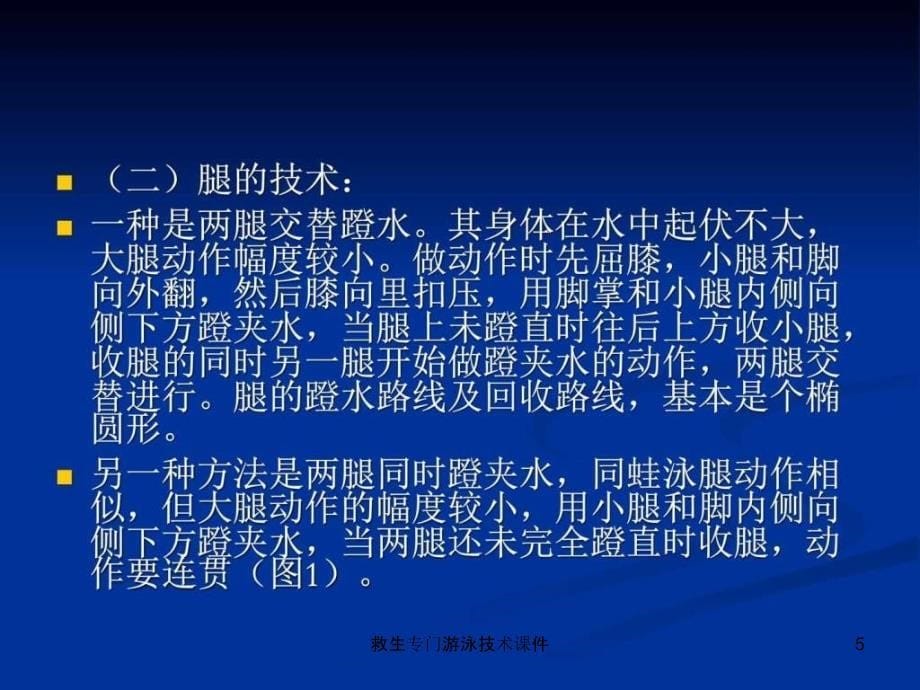 救生专门游泳技术课件_第5页