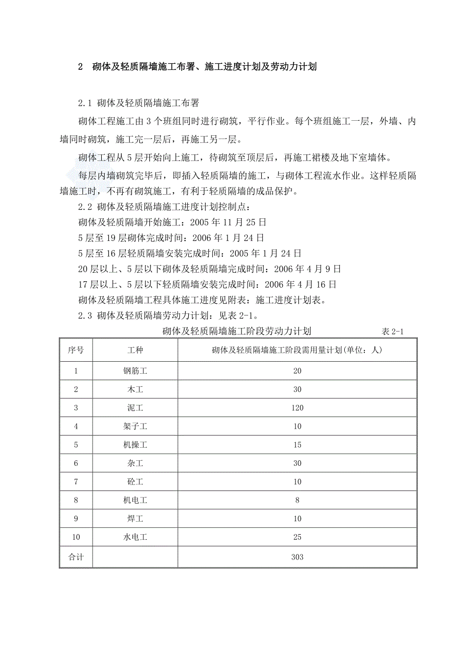 医疗大楼砌体及轻质隔墙施工方案加气混凝土砌块_第3页