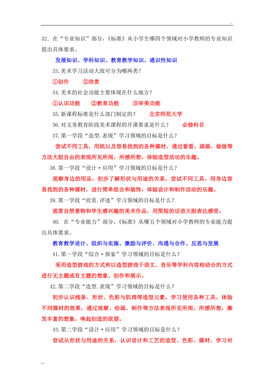 小学教师《美术》答辩试题.doc_第4页