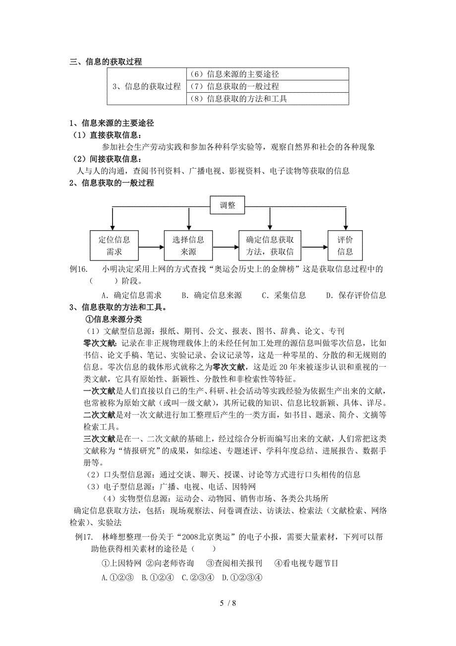 高考信息技术知识点_第5页