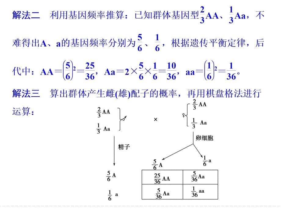 自交与自由交配的辨析及相关题型专训_第5页