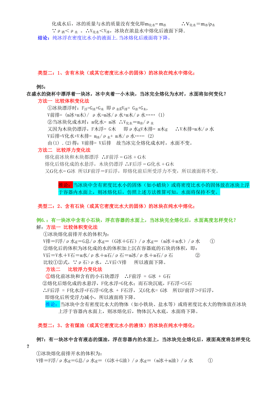 浮力专题：液面变化及其解题技巧_第4页