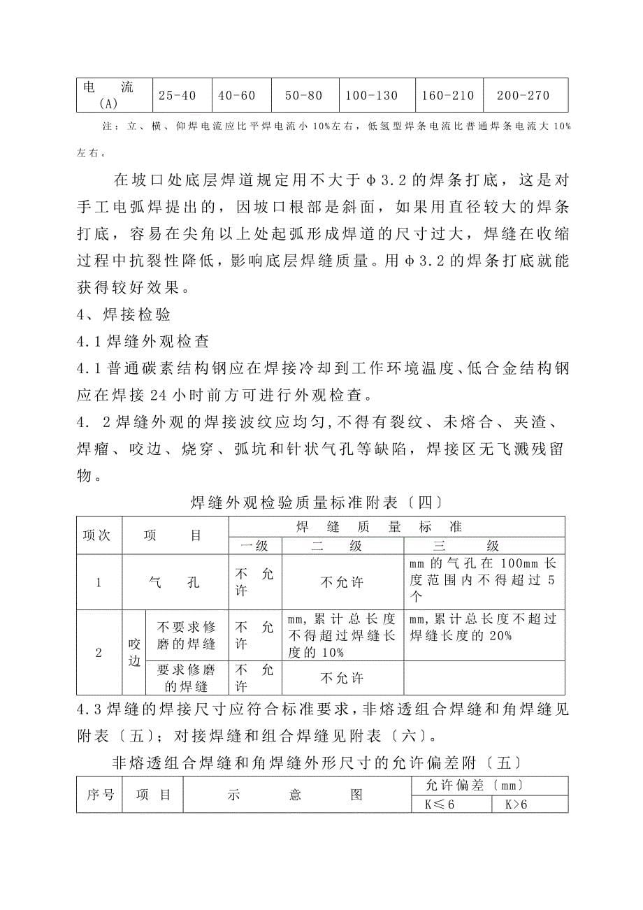 钢结构焊接工艺指导书589515566_第5页