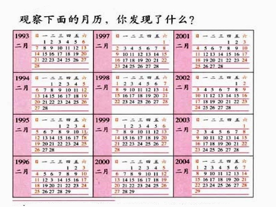 课题二平年和闰年_第5页