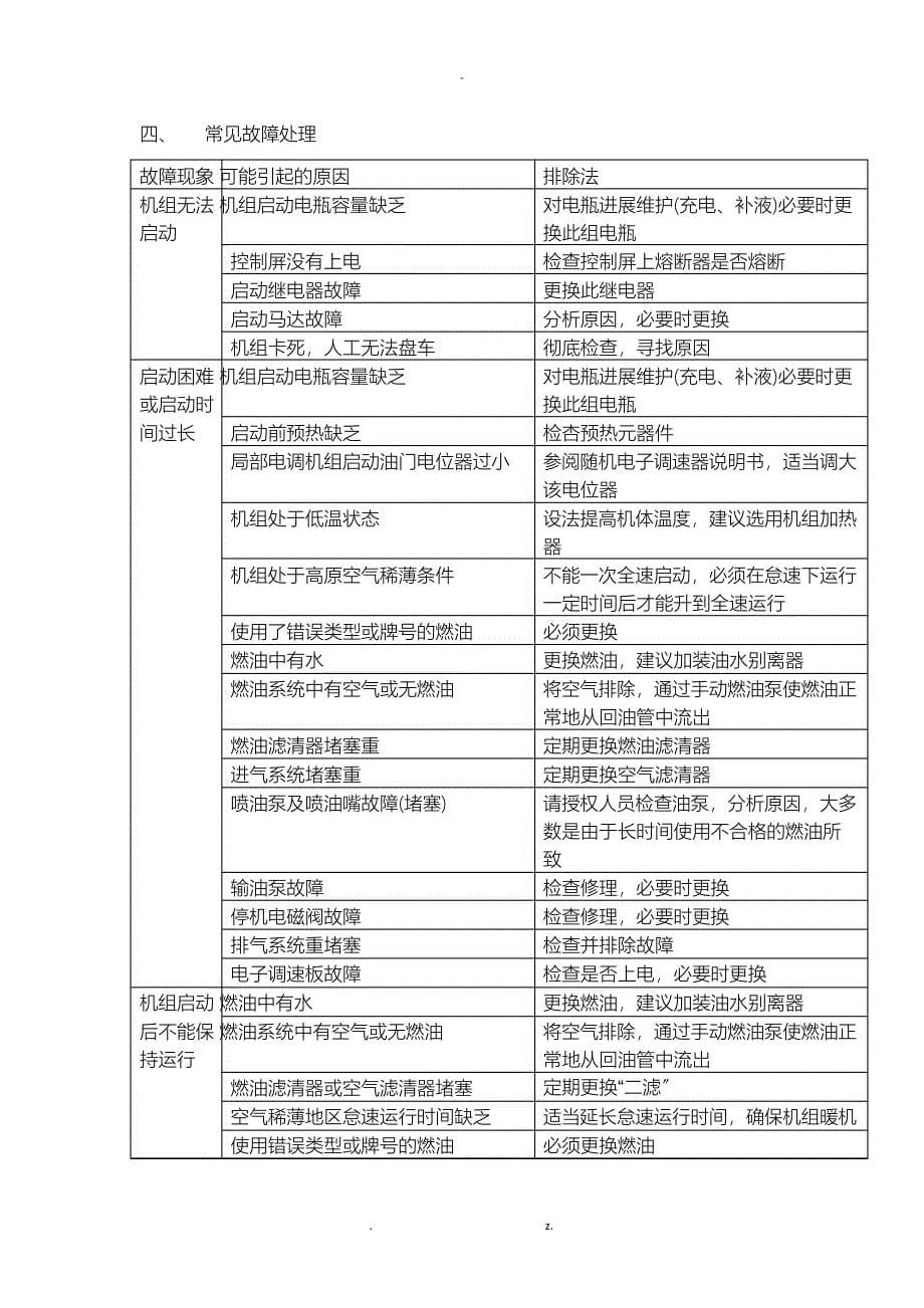 柴油发电机应急操作培训资料_第5页