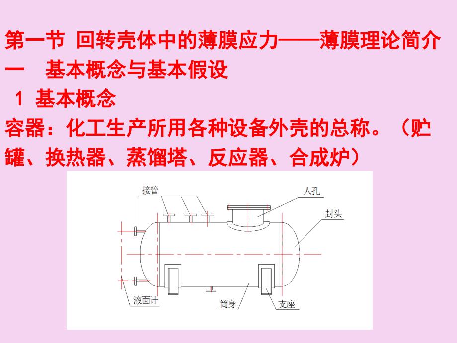 压力容器中的薄膜应力弯曲应力和二次应力ppt课件_第3页