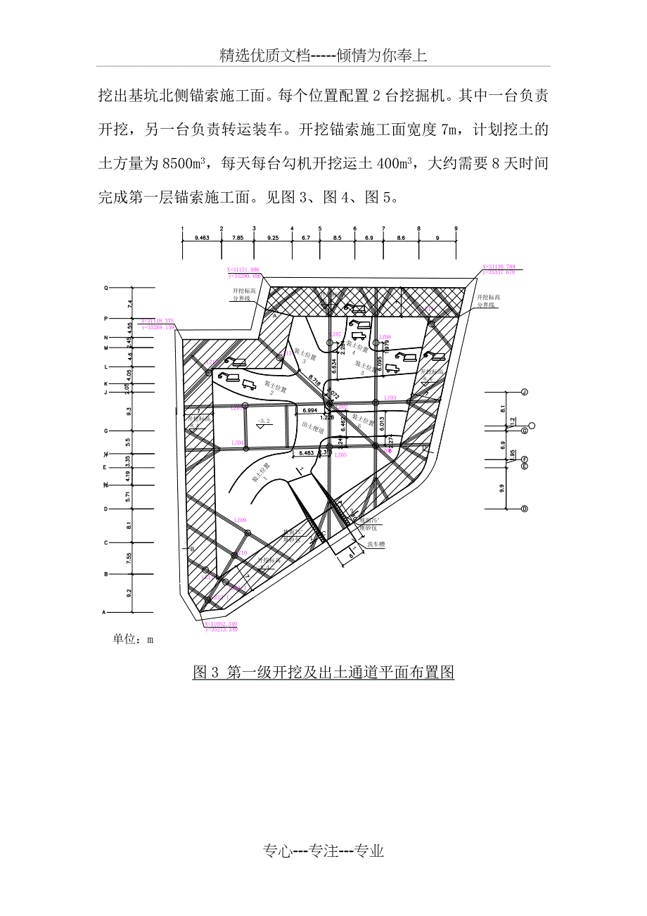 环城大厦基坑土方开挖外运施工方案(分层开挖)_第4页