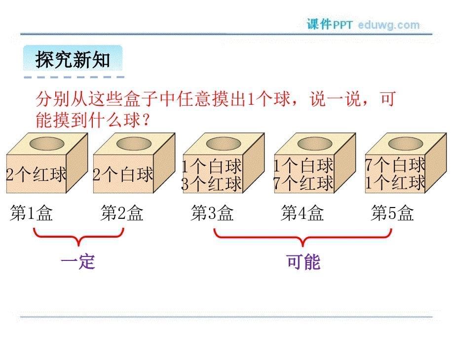 8.2摸球游戏课件北师大版四年级数学上册_第5页