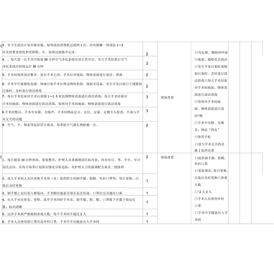 2017年手术室护理管理质量评价标准_第2页