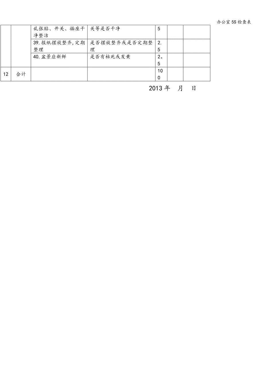 办公室5S检查表.doc_第3页