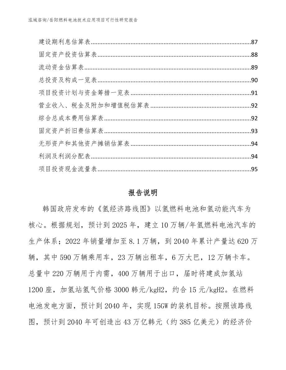 岳阳燃料电池技术应用项目可行性研究报告范文参考_第5页