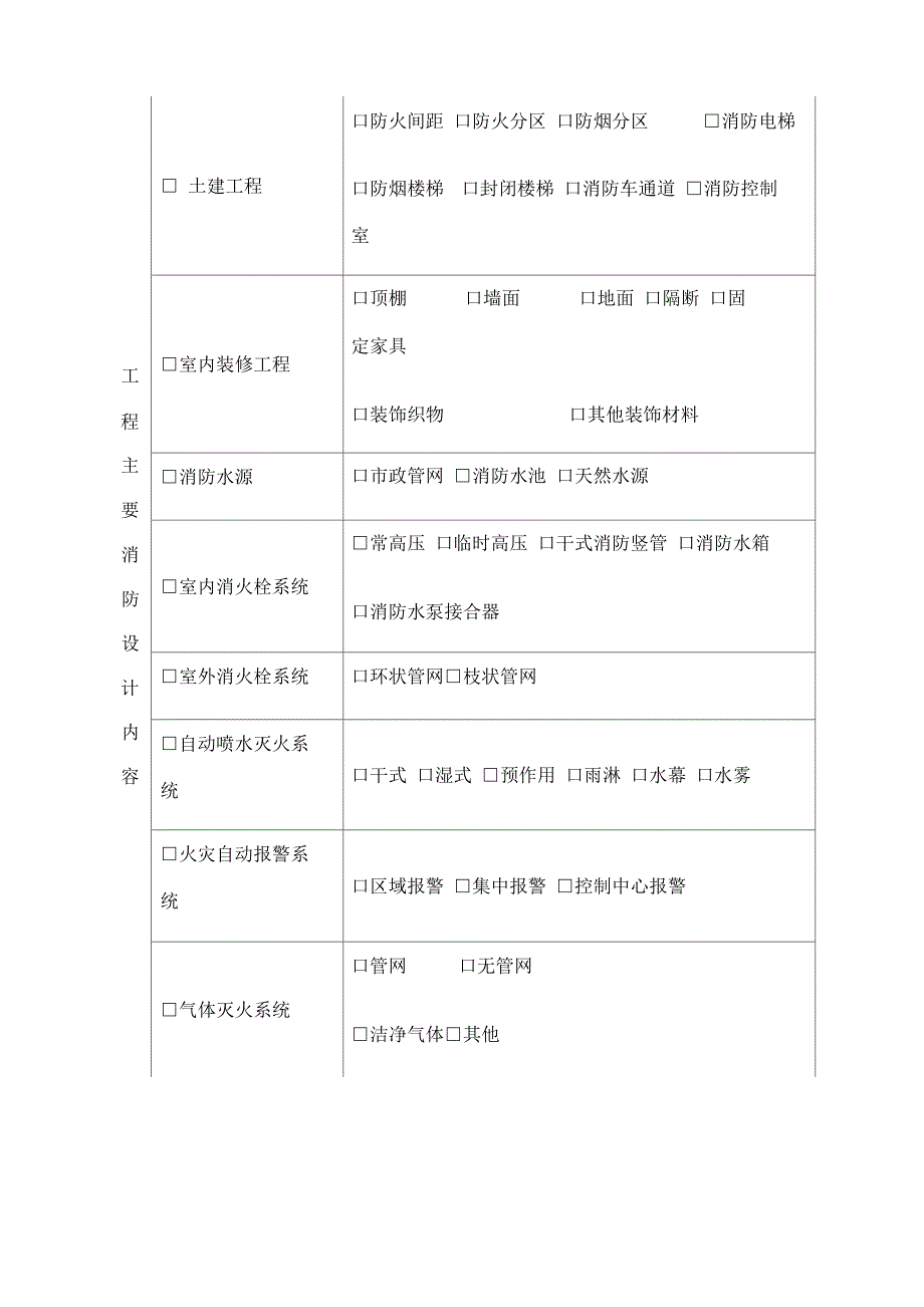 建设工程消防验收申报表_第4页