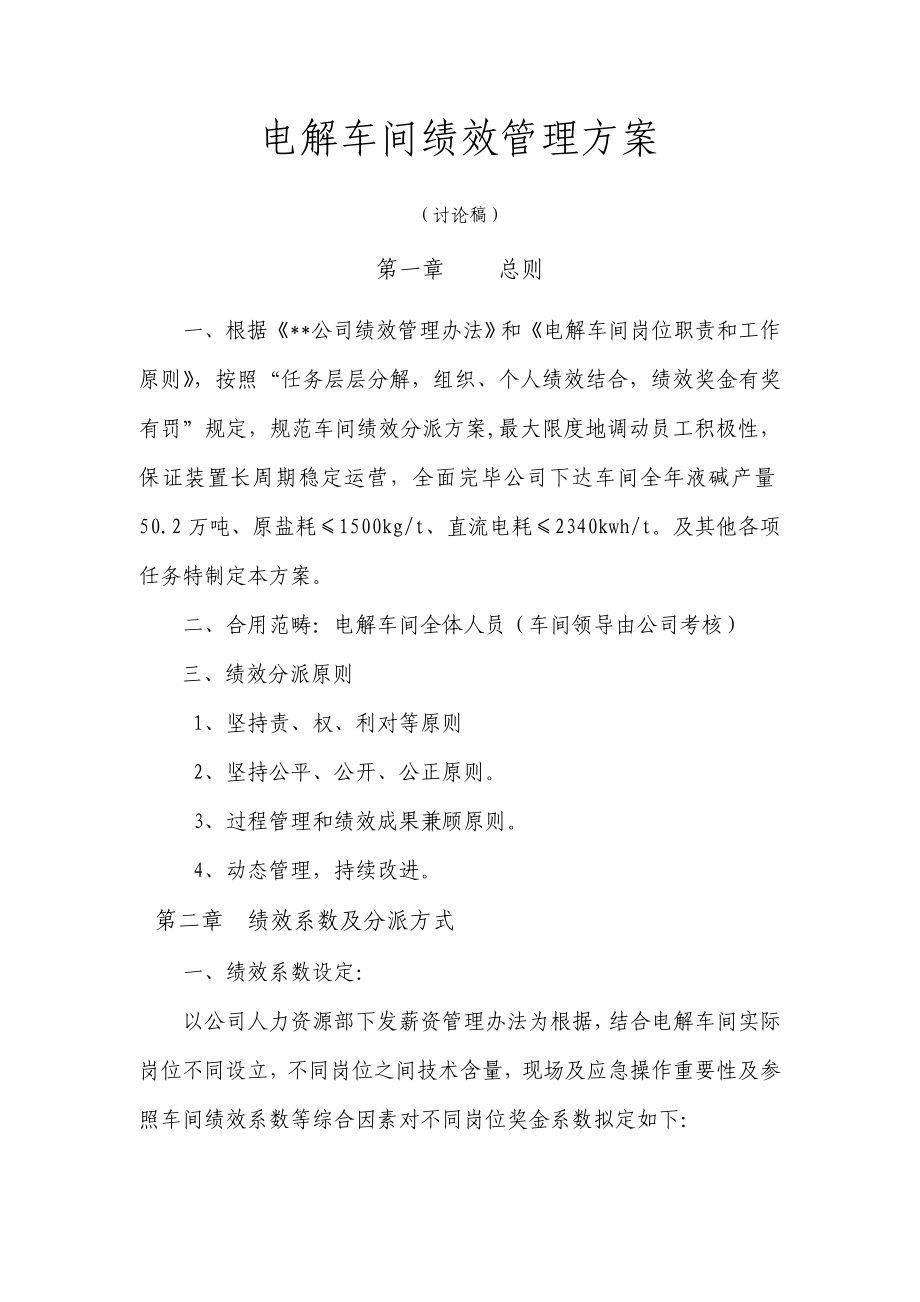 电解绩效管理方案样本.doc_第1页