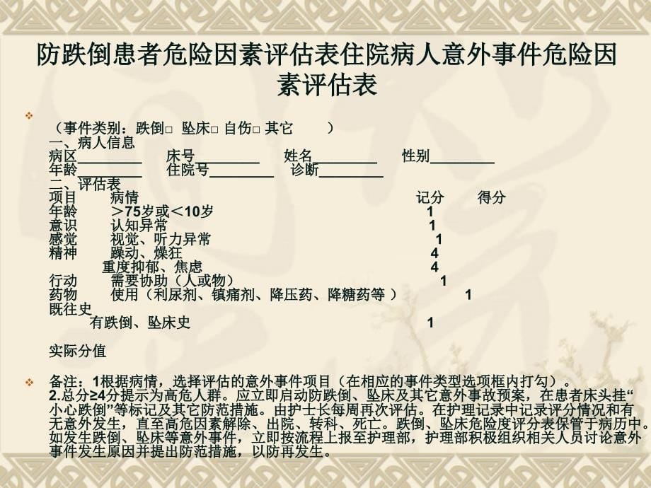 《患者跌倒或坠床的》PPT课件.ppt_第5页