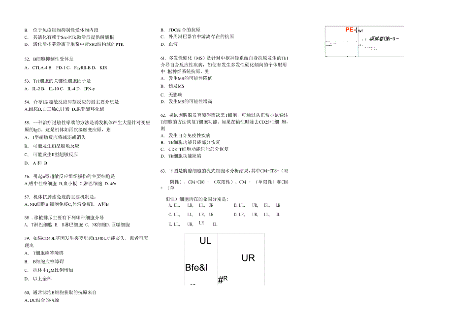 医学免疫学模拟试题_第4页