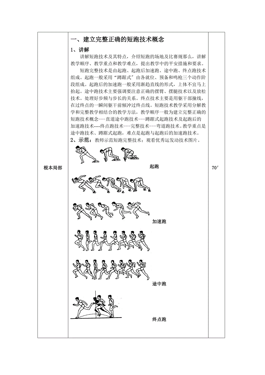 短跑教学教案_第2页