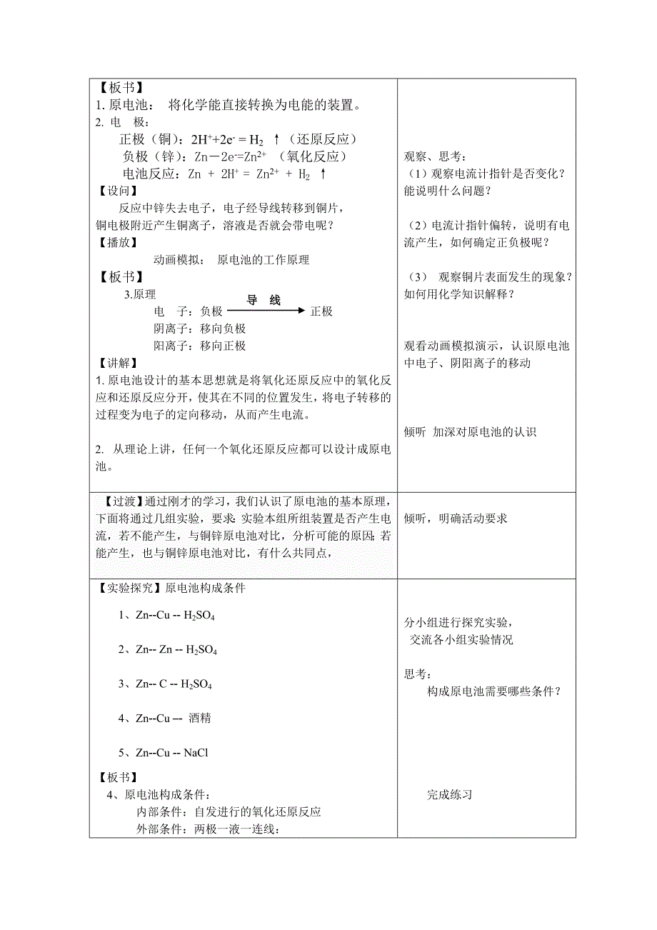 《铜锌原电池及其原理》教学设计.doc_第2页