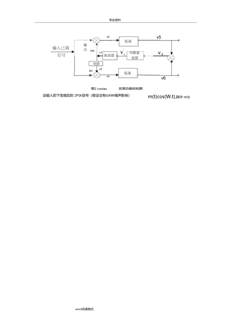 科斯塔斯环总结报告_第2页